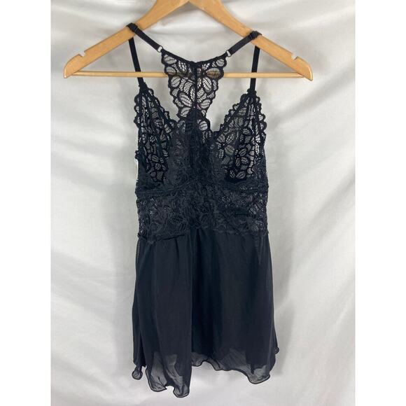 NWT Jezebel Renee Lace & Mesh Babydoll + Underwear Set Size Medium - Picture 5 of 6